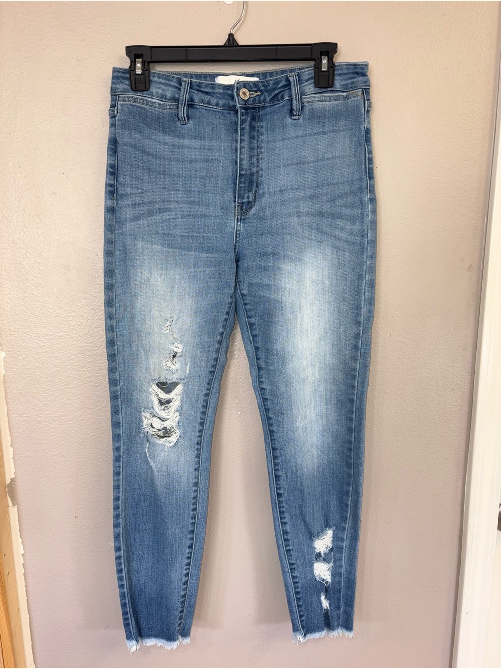 KanCan Light Blue Distressed Skinny Jeans